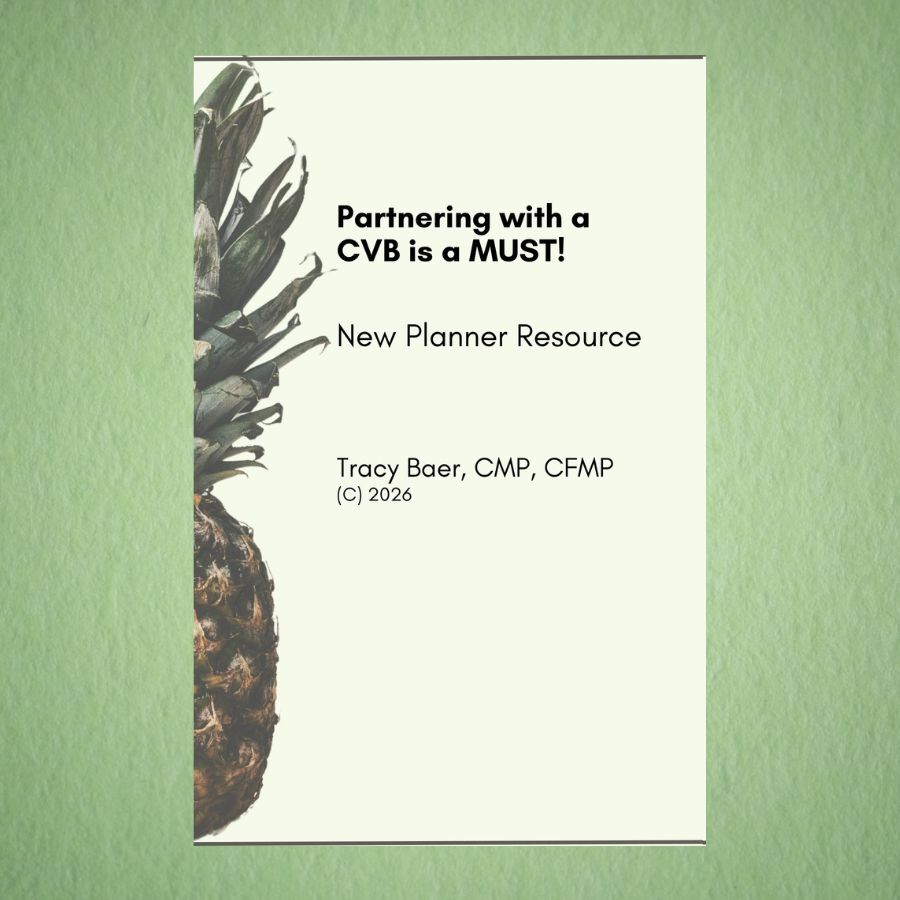 New Planner Resource-Partnering with a CVB is a MUST!