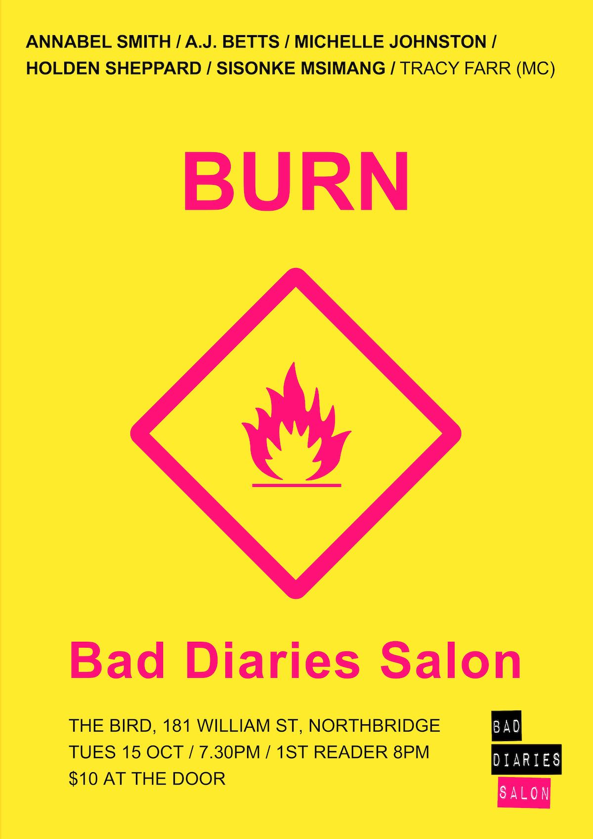 Bad Diaries Salon PERTH 2019