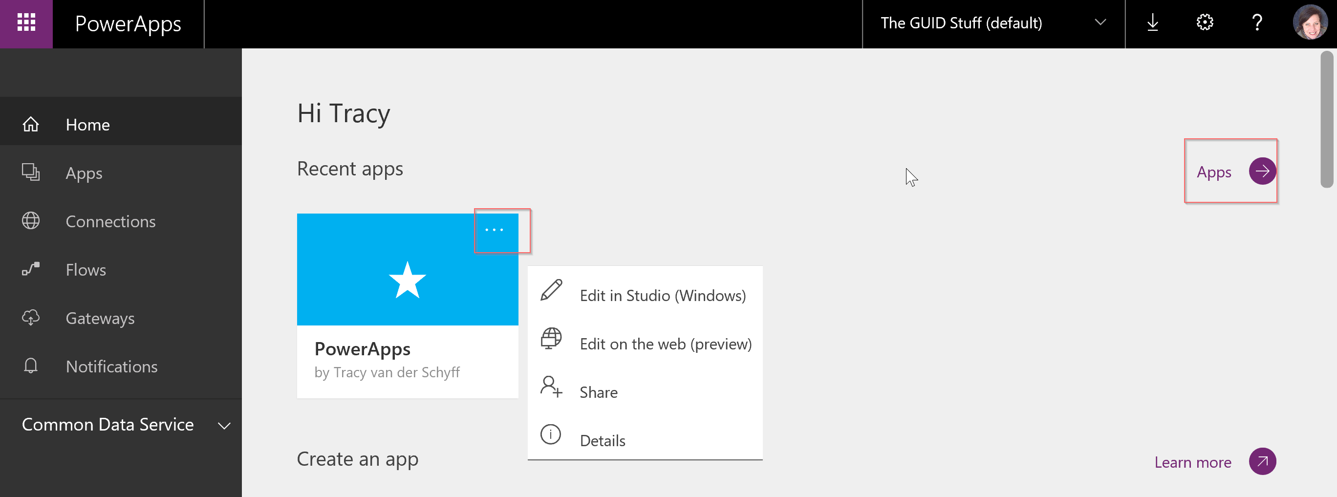 Day 260 – PowerApps: Create an icon for your App – Tracy van der Schyff
