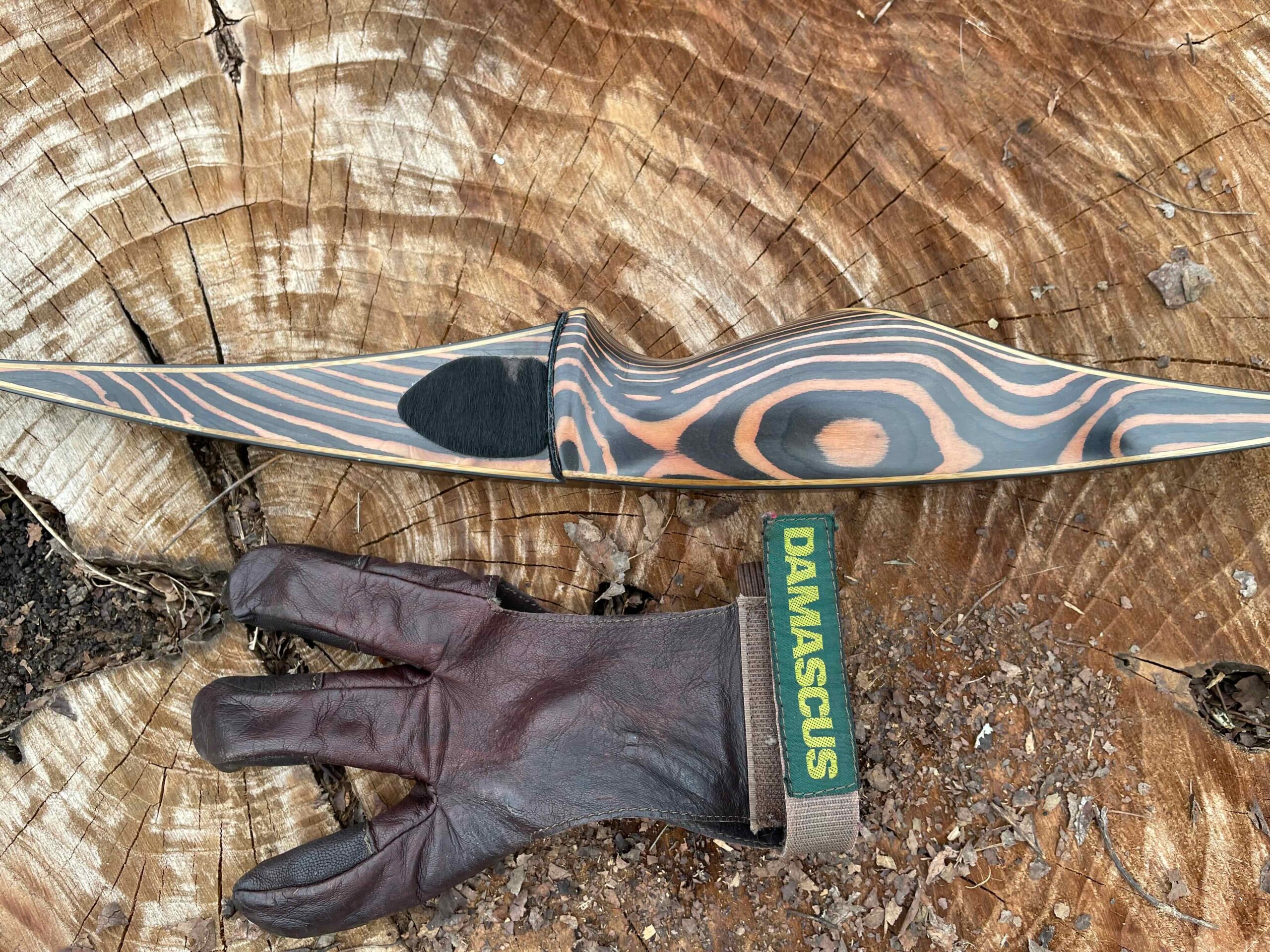 damascus shooting glove