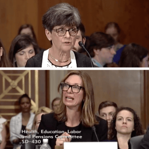 Marilyn Bartlett and Elizabeth Mitchell testify at Senate HELP hearing