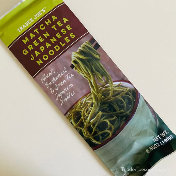 NEW トレジョ 茶そば Trader Joe's Matcha Green Tea Japanese Noodles