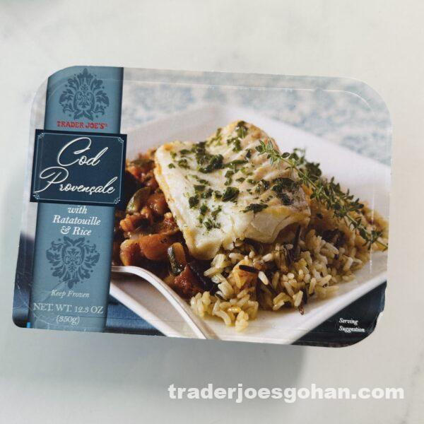 Trader Joe's Cod Provençale with Ratatouille & Rice トレジョの冷凍