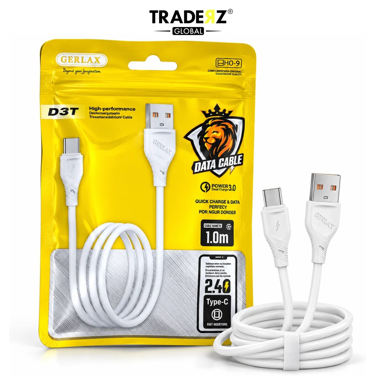 GERLAX D3T 2.4A Type-C Cable