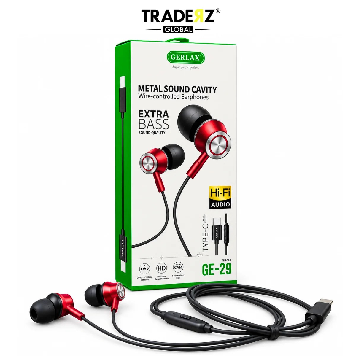 GERLAX GE-29 Type-C Earphones
