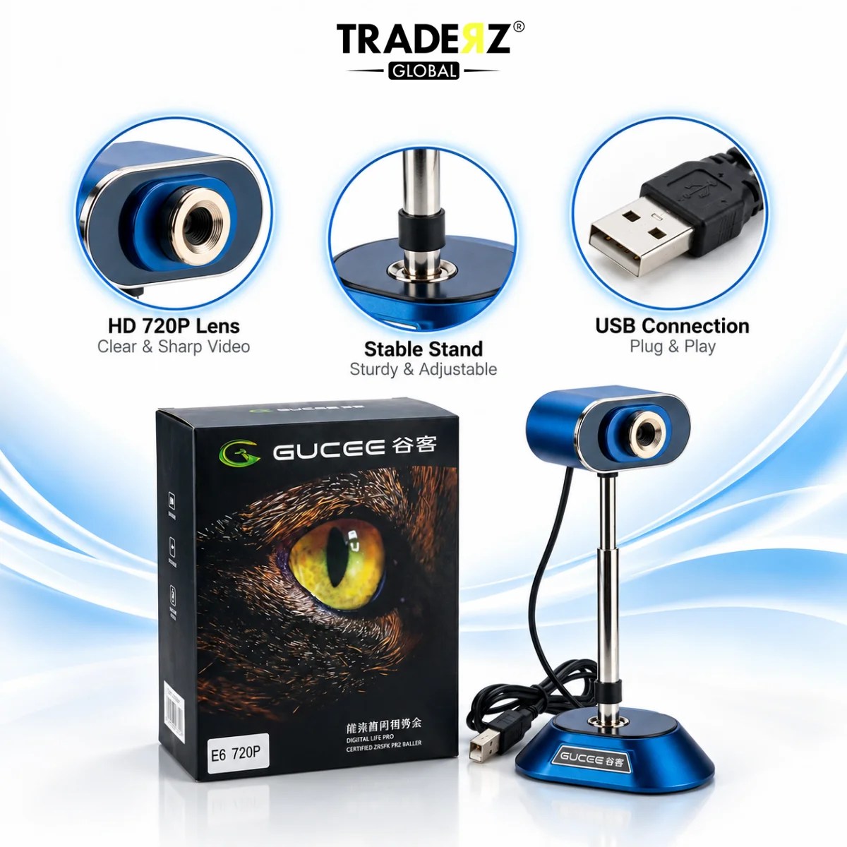 HD 720P USB Webcam