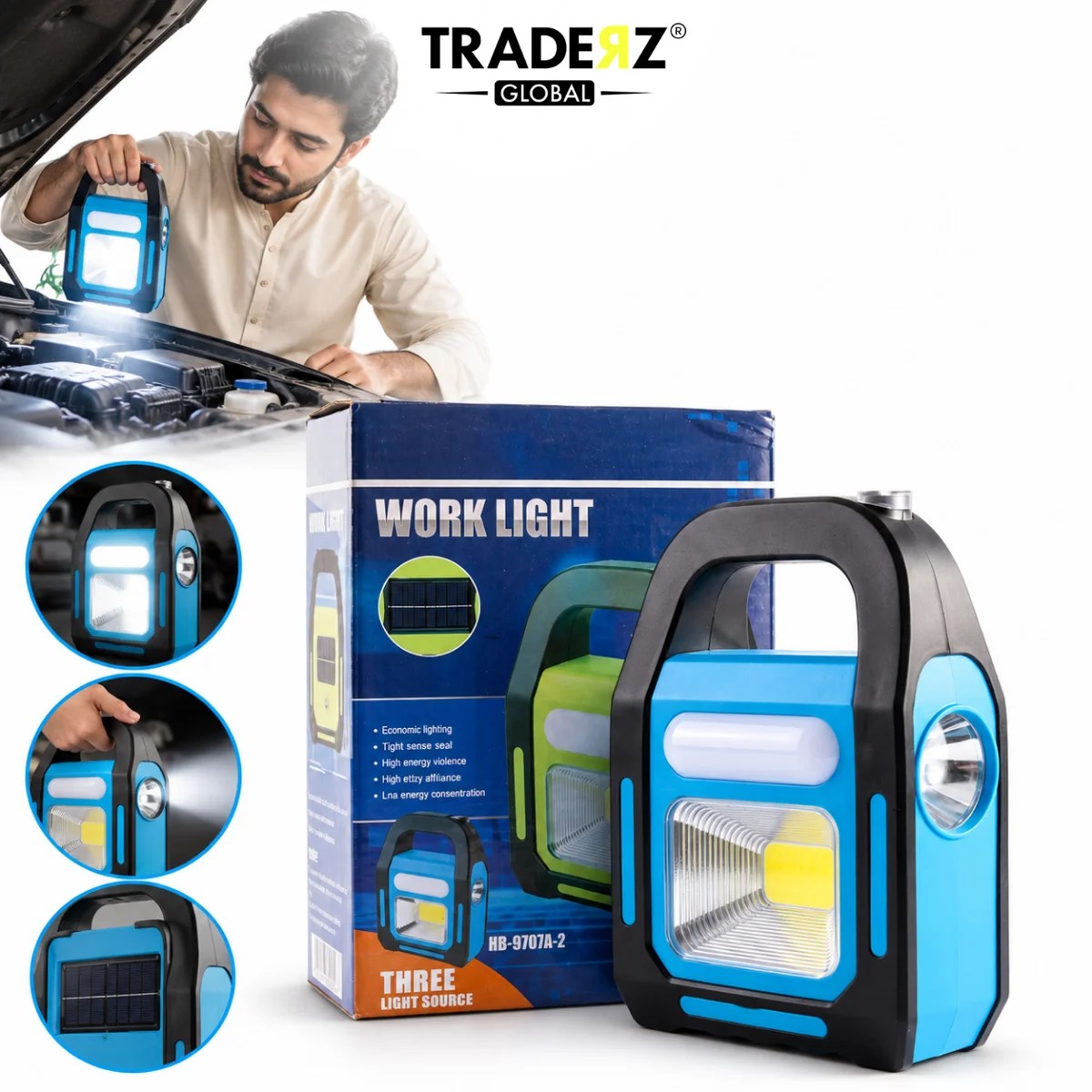 Portable Solar LED Work Light