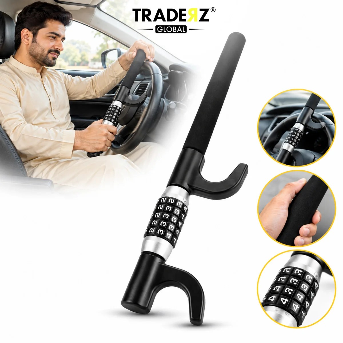 Car Steering Wheel Lock