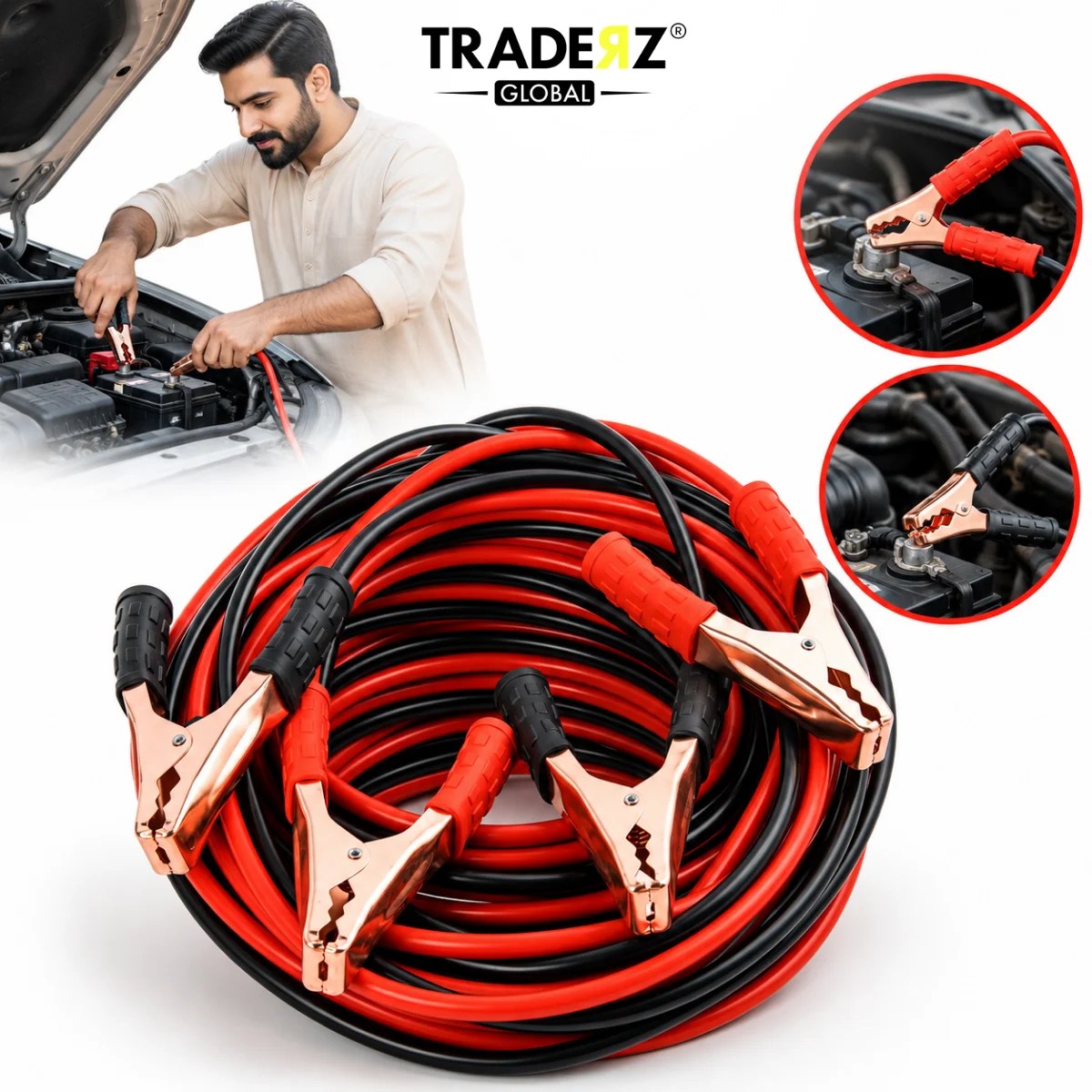 Car Battery Jumper Cables | Traderz Global