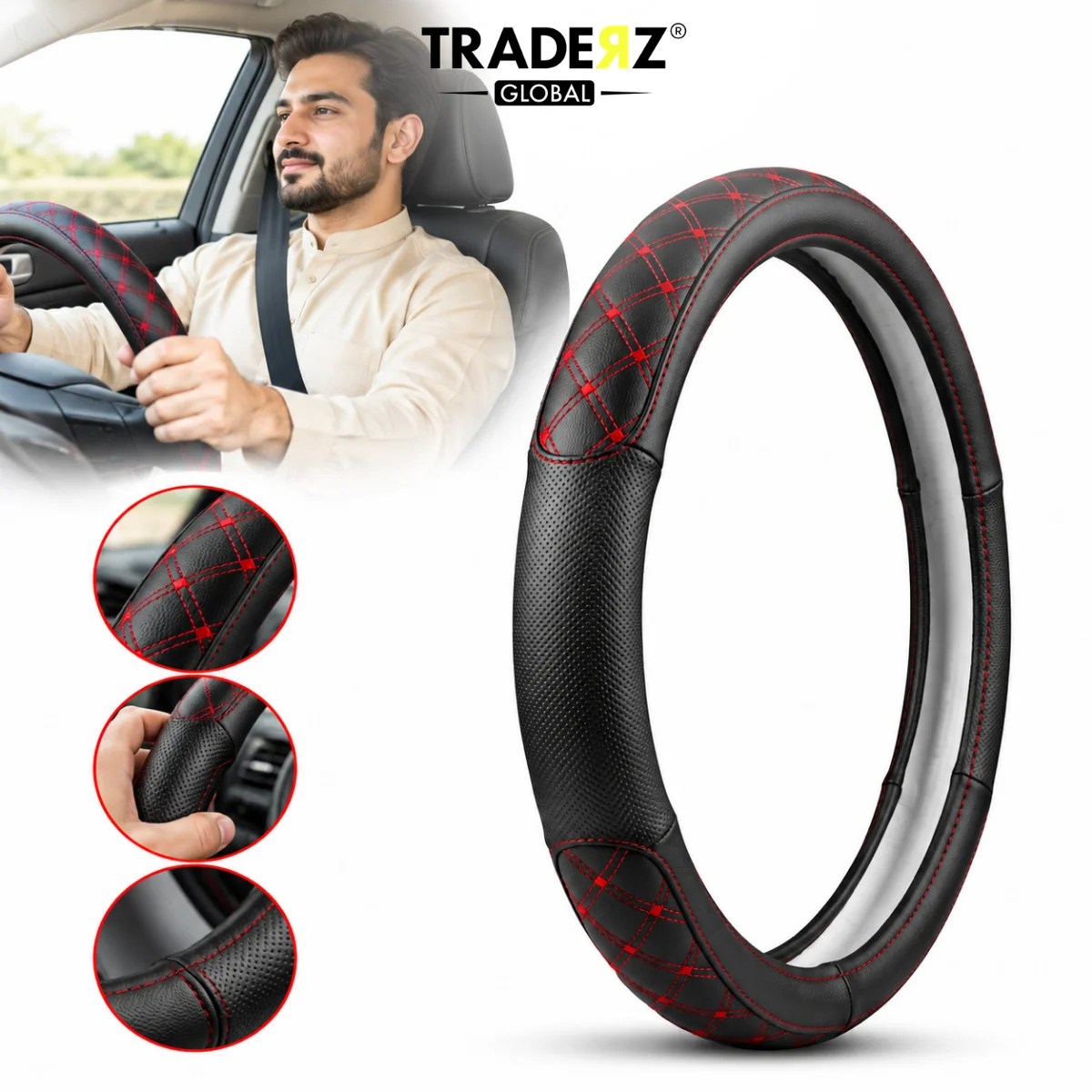 Car Steering Wheel Cover