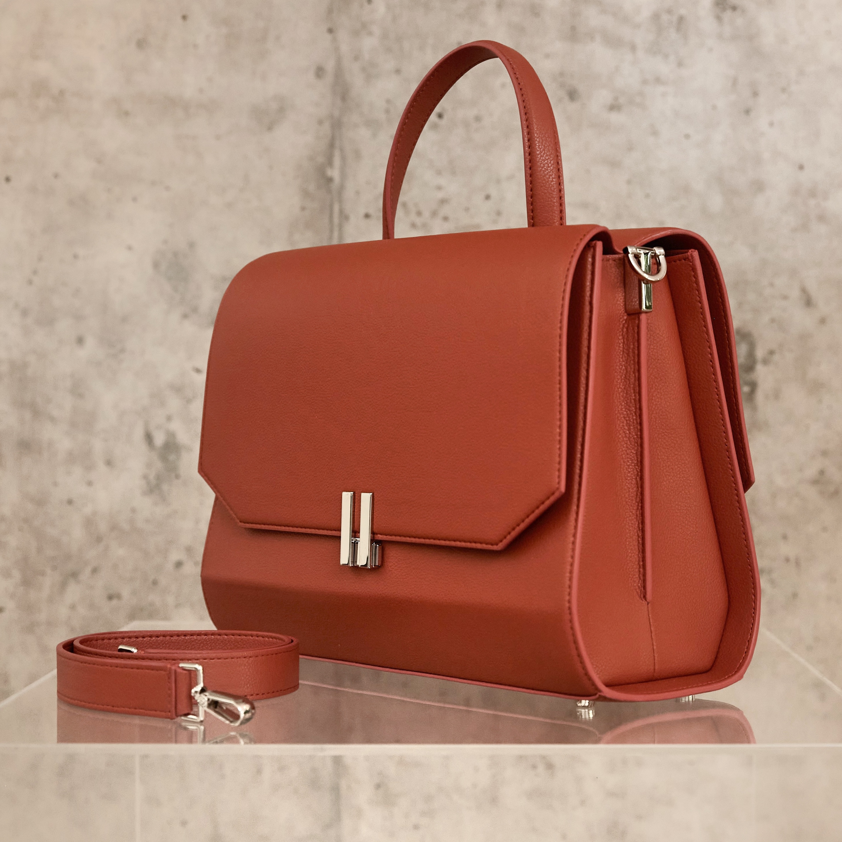 leather side bolsas for college girl