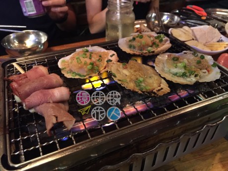 煙肉芝士卷＋帆立貝