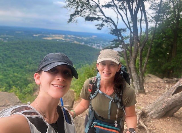 Kim and Lauren at Hawks Rock