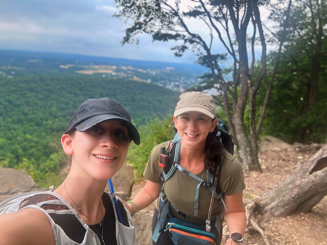 Kim and Lauren at Hawks Rock