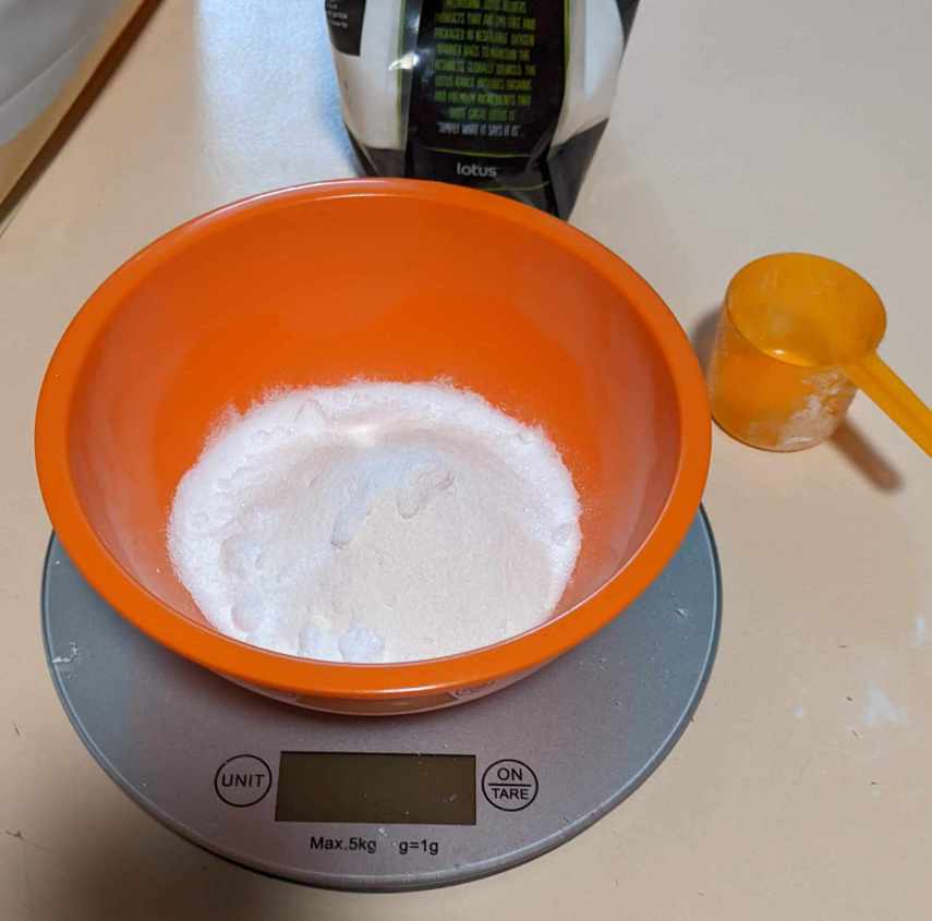 mixing high carb drink mix