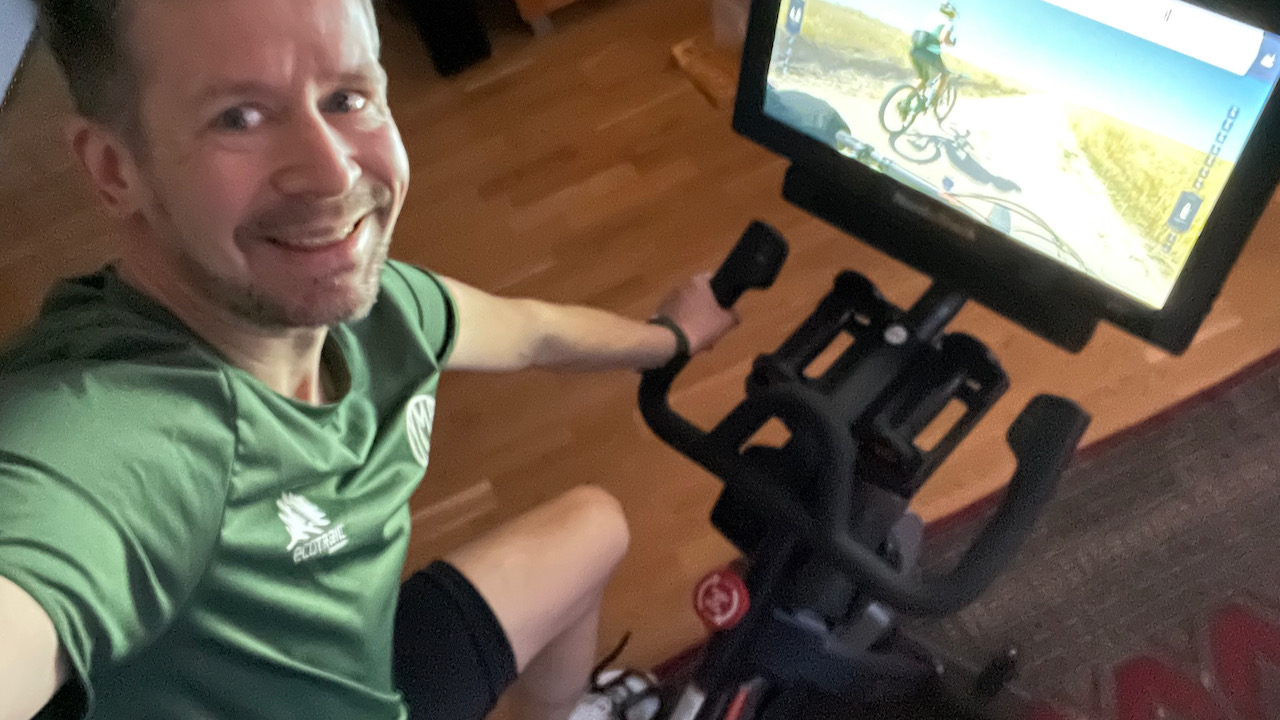 Nordictrack S22i studio bike - the first cycling session