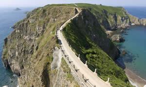 Sark island trail for bikes & pedestrians