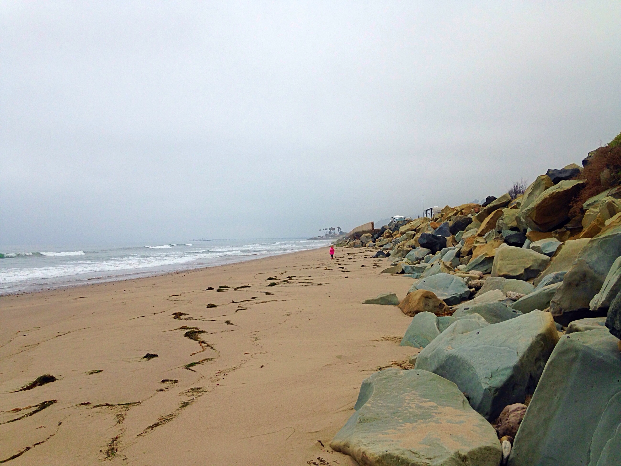 walking the beach...