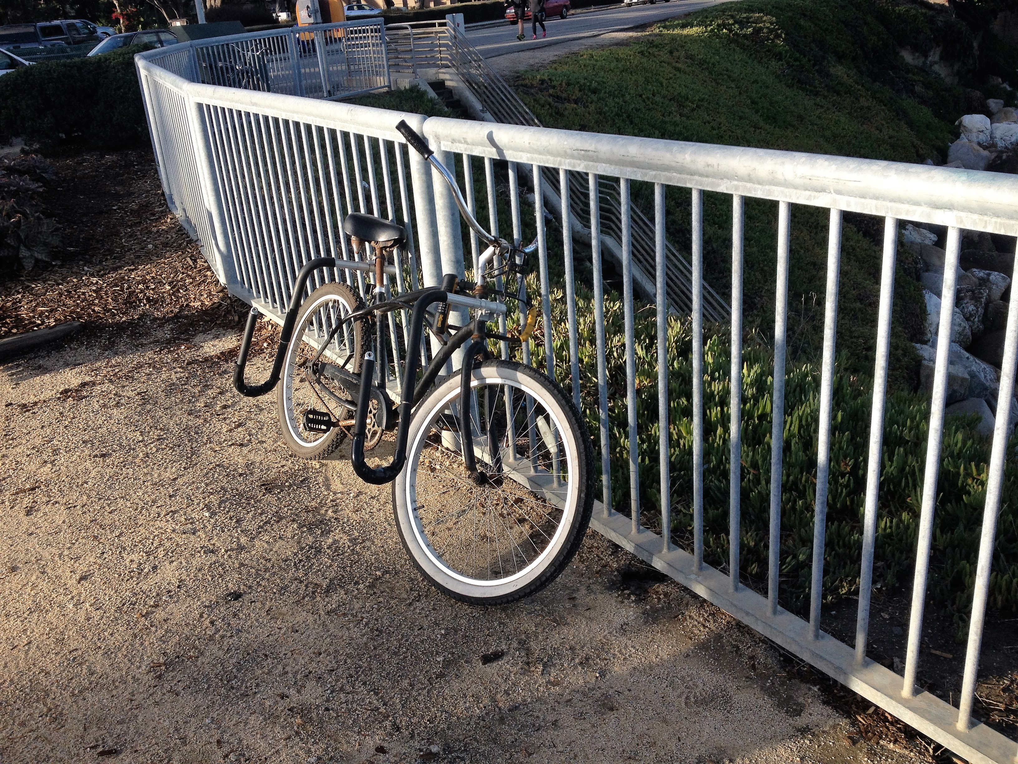 rack for surfboard on side