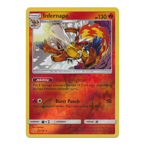 Infernape 23/156 (Reverse Holo)