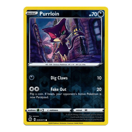 Purrloin 39/73 (Reverse Holo)