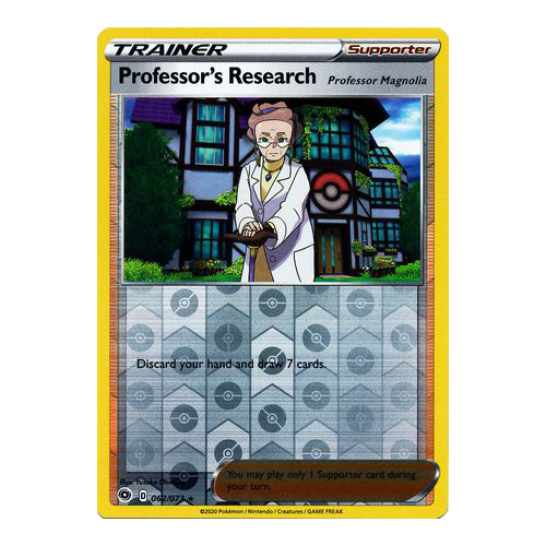 Professor's Research 62/73 (Reverse Holo)