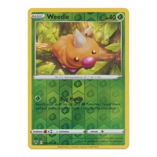 Weedle 1/185 (Reverse Holo)