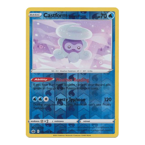 Castform (Snowy Form) 34/198 (Reverse Holo)