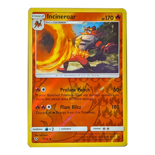 Incineroar 17/73 (Reverse Holo)