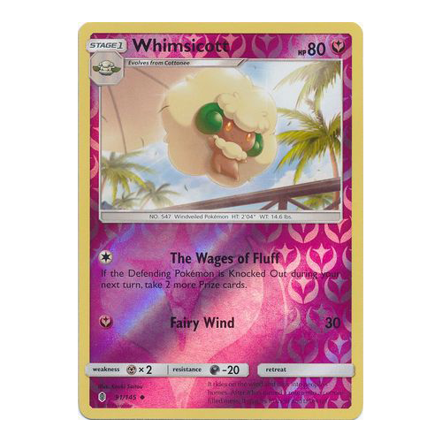 Whimsicott 91/145 (Reverse Holo)