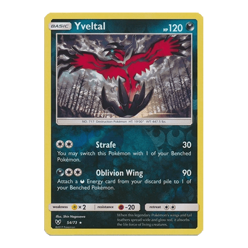 Yveltal 54/73 (Reverse Holo)