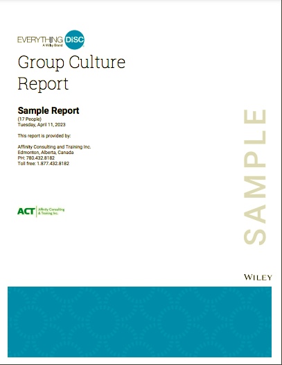 Everything DiSC Group Culture Report