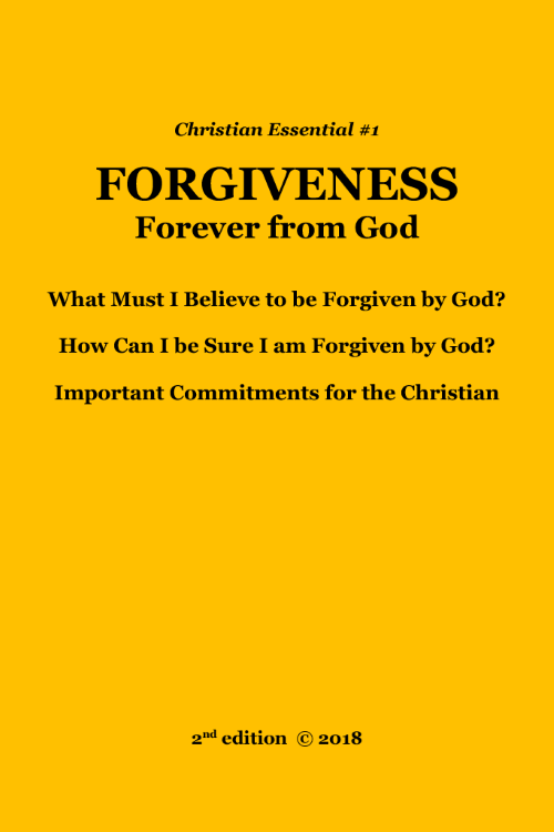 FORGIVENESS – Christian Essentials Book 1