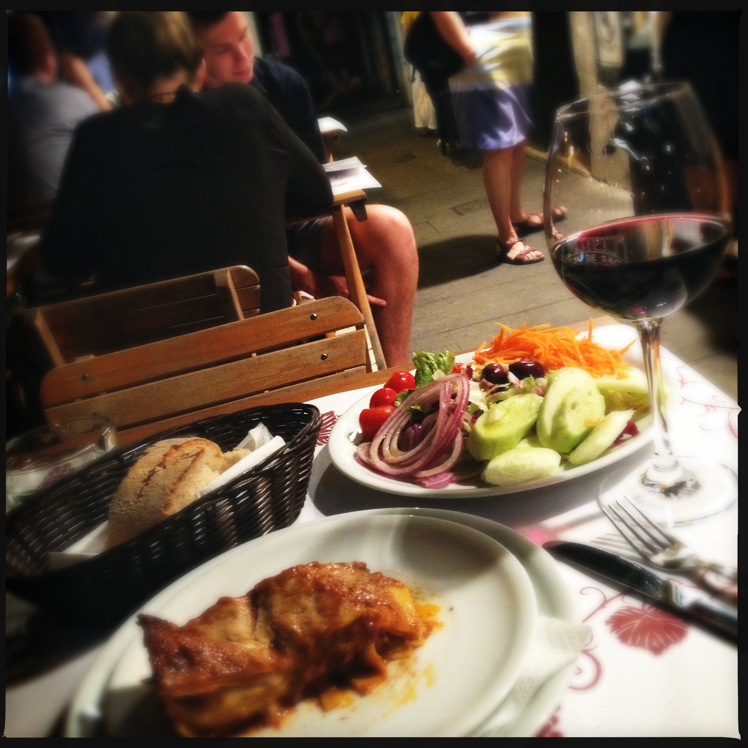 Amazing first meal in Rome at Cul de Sac. Came here regularly as it was a short walk from the B&B.
