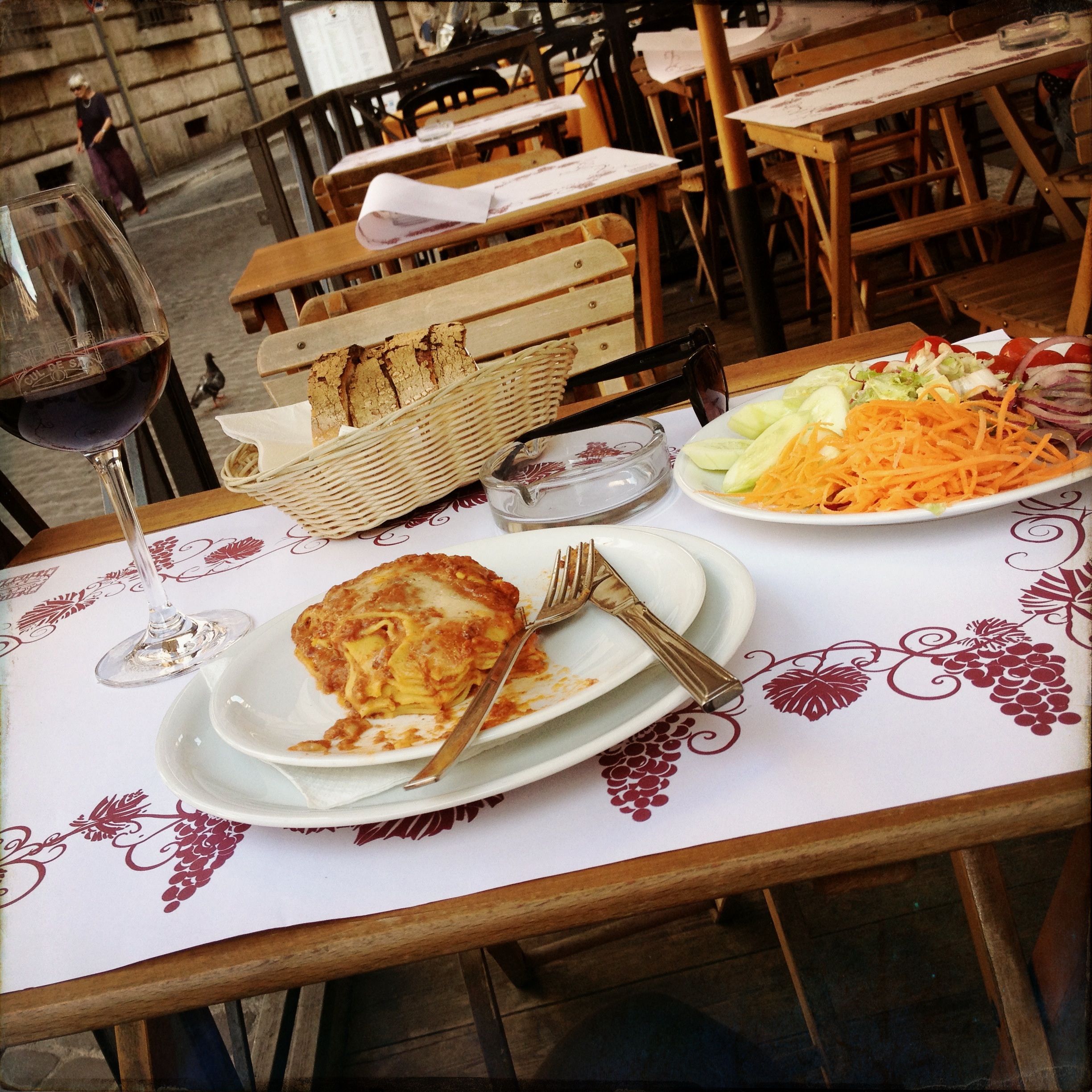 Lunch at Cul de Sac.