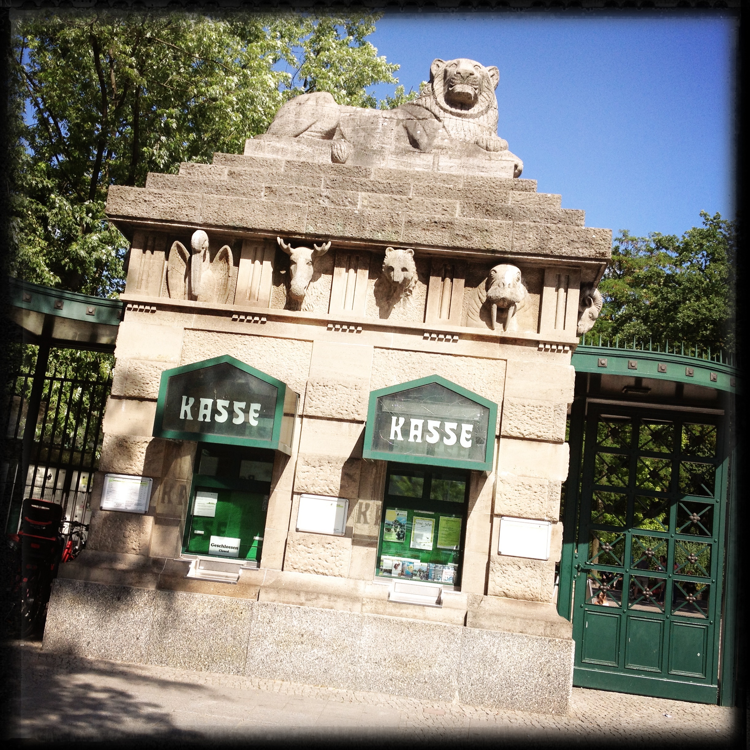 Berlin zoo in Zoogarten.