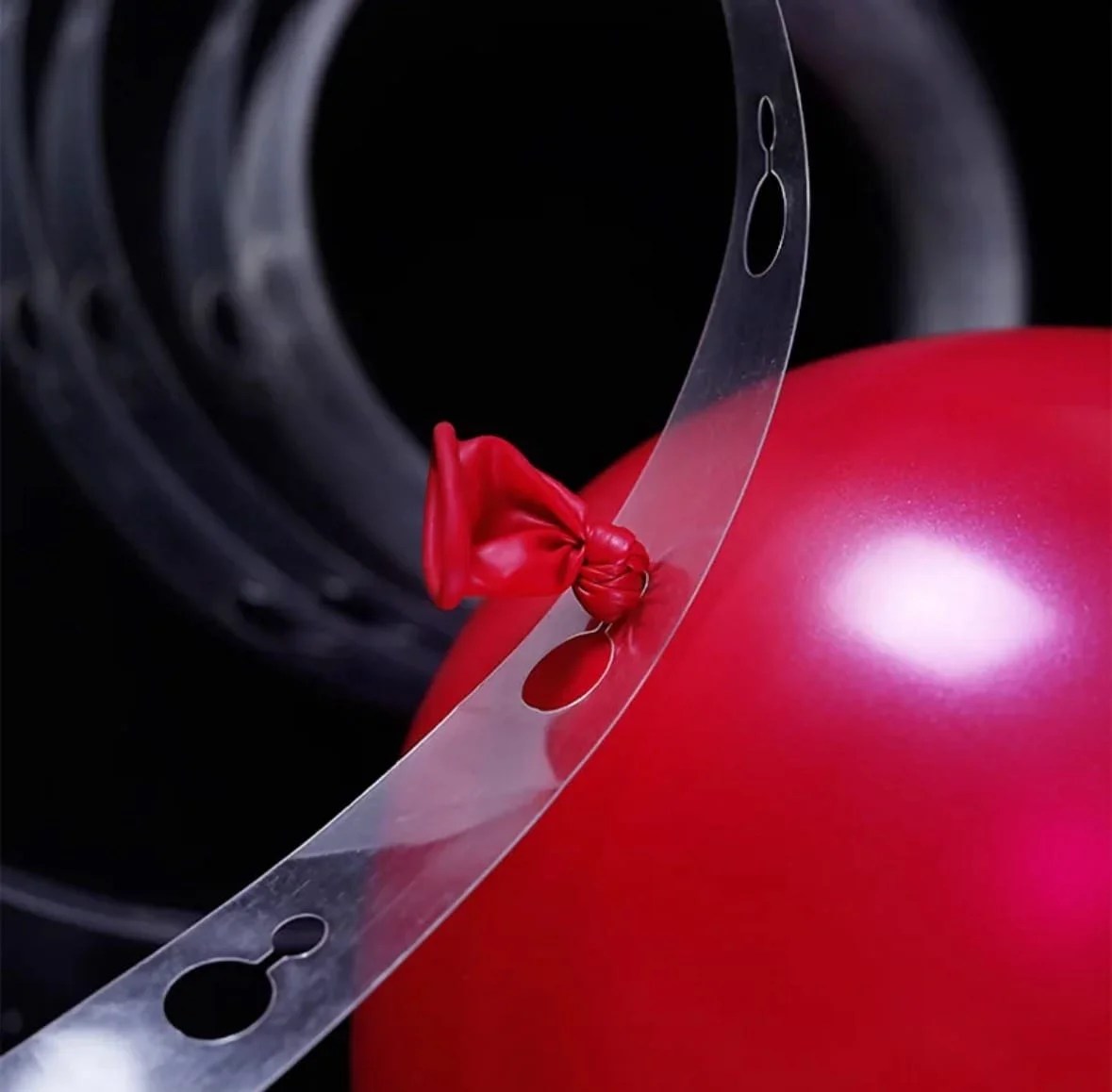 Juosta balionų girliandai formuoti