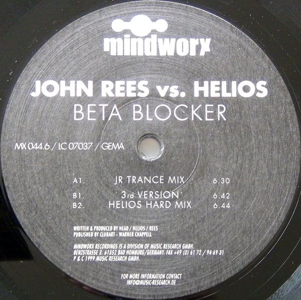 John Rees vs. Helios – Beta Blocker (JR Trance Mix)