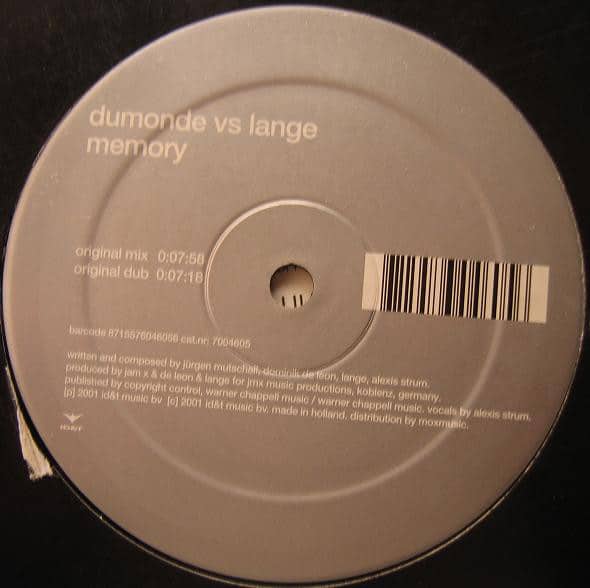 Dumonde vs. Lange - Memory