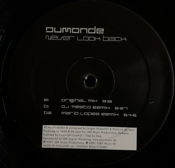 Dumonde - Never Look Back