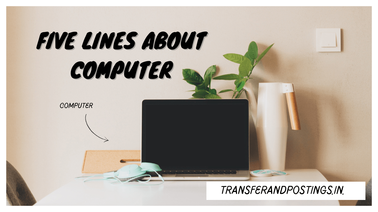 Five Lines About Computer