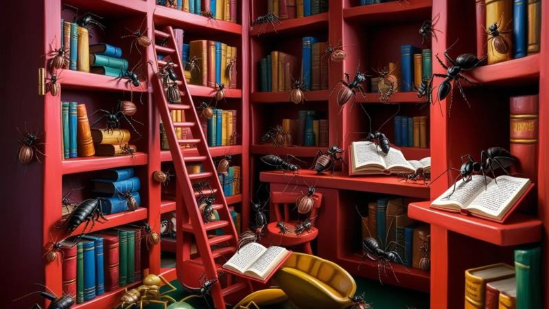 Pest Library Mares Exterminating - High Resolution Landscape Arts for Desktop