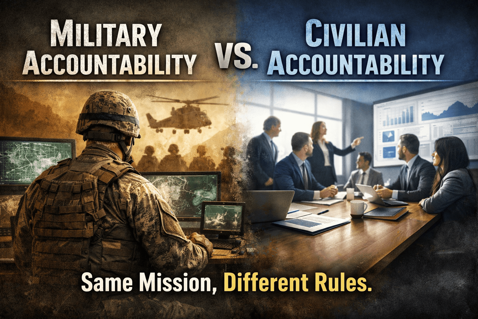 Military Accountability vs. Civilian Accountability