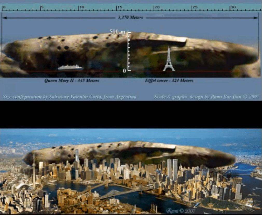 Mutterschiff auf Mond