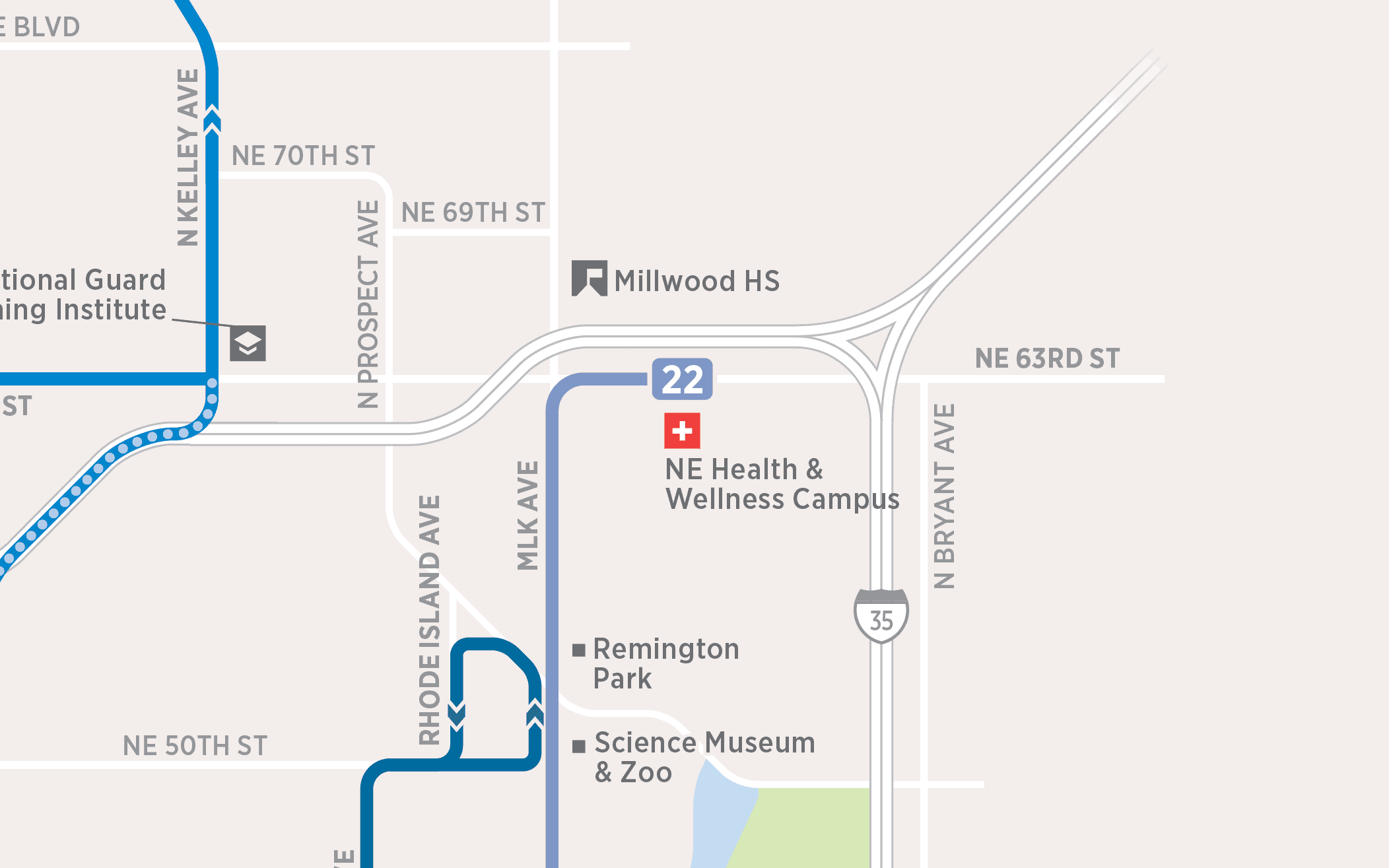 Transit Maps: Official Map: Oklahoma City EMBARK Bus Network by Kyril ...
