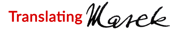 Logo for TranslatingMarek.com