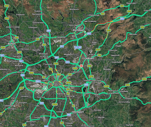 M62 LIVE Motorway Traffic Held After Multi Car Crash As Long Queues 1 Untitled 