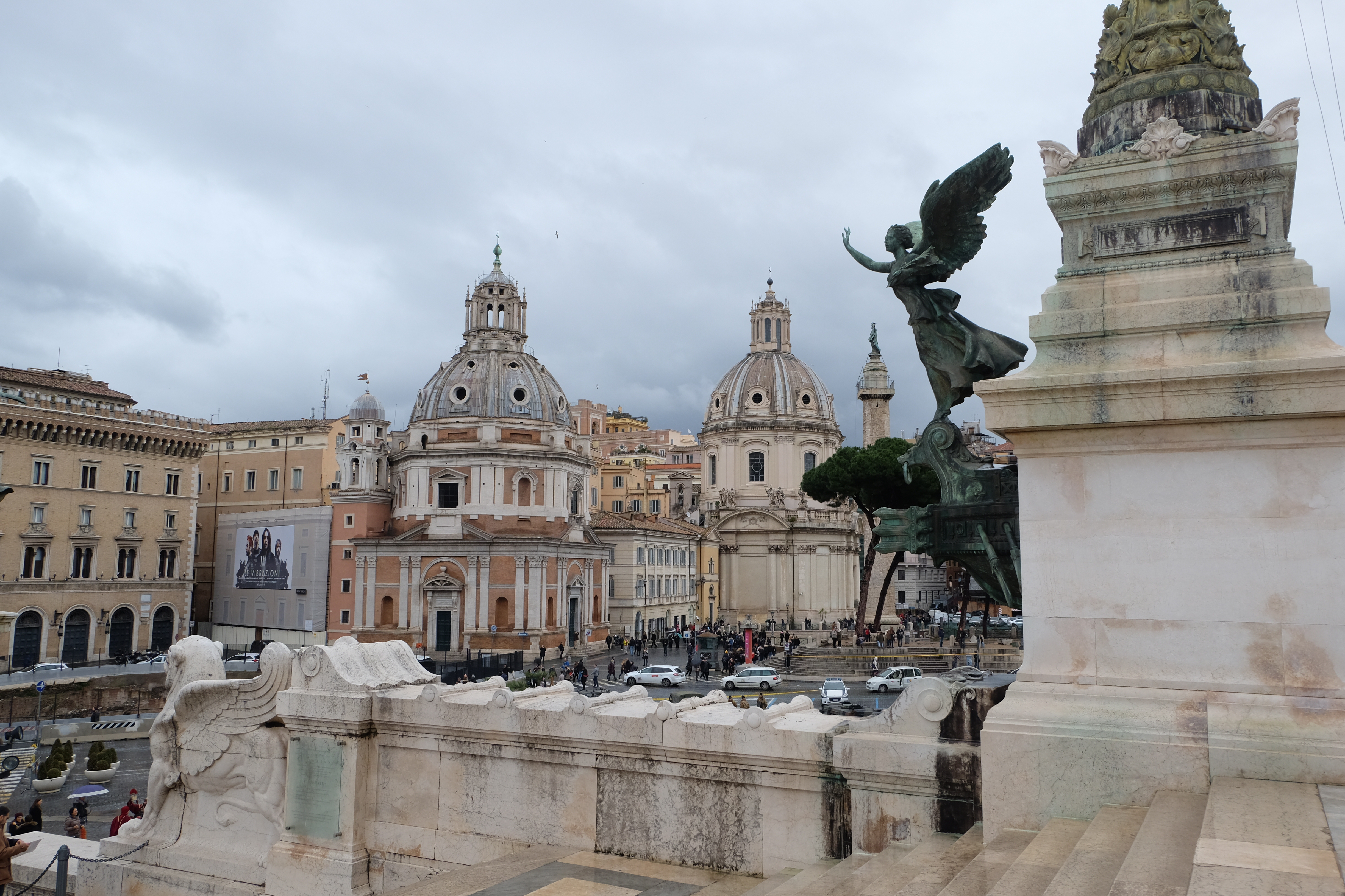 Vue depuis le monument à Victor-Emmanuel II