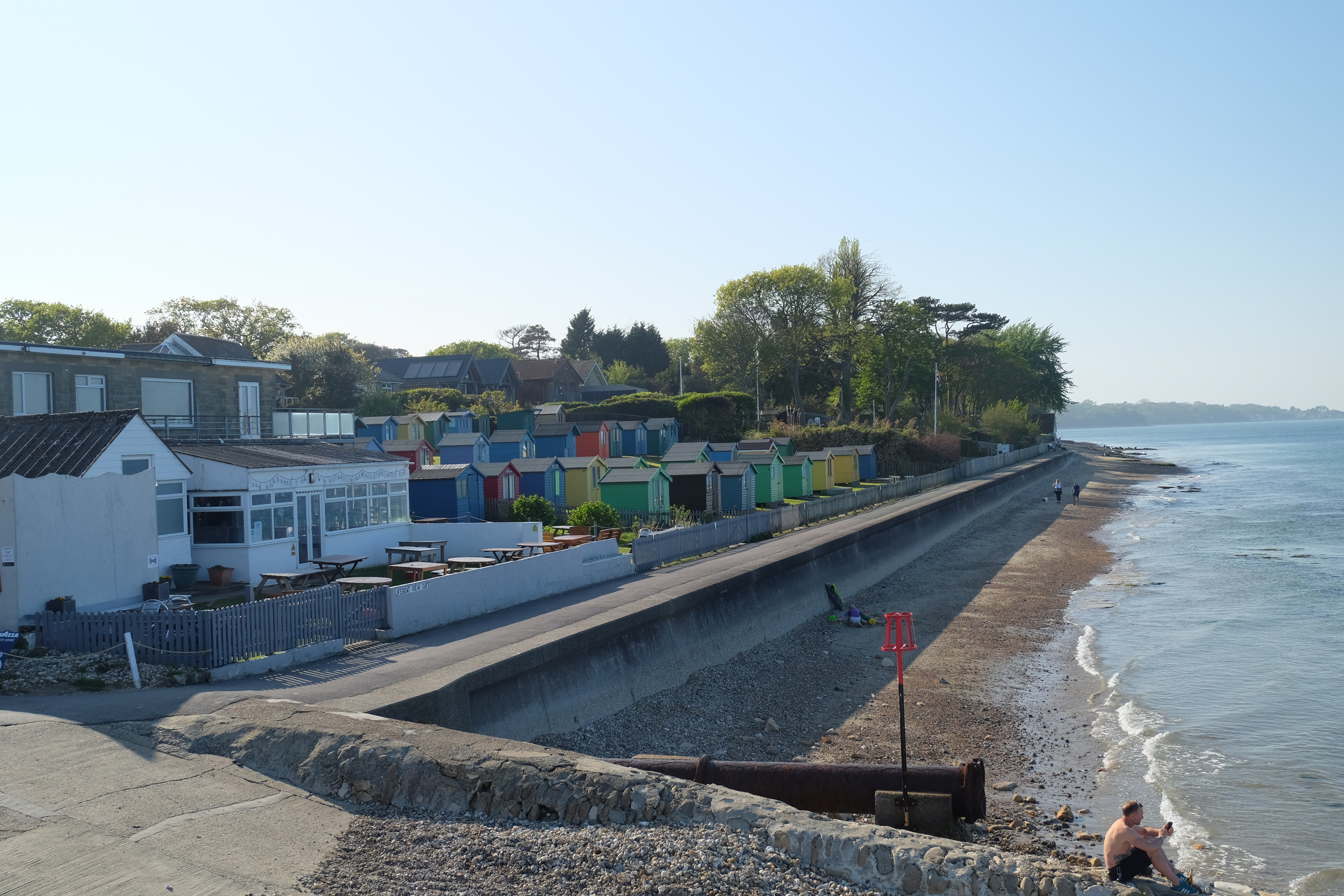 Les cabines de plage colorées de Bembridge