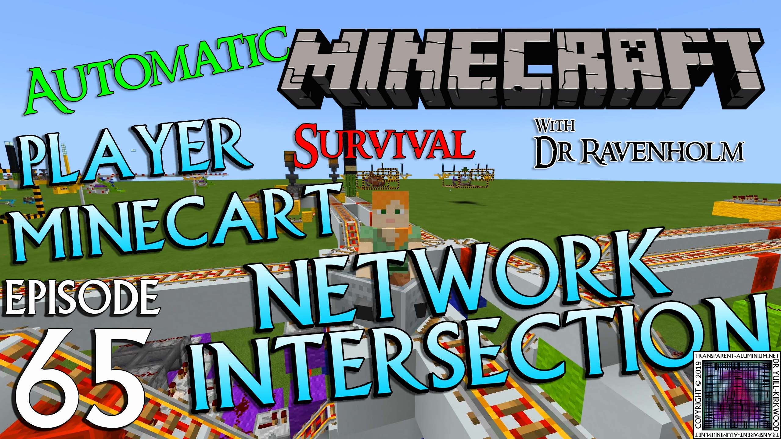 Minecraft Survival: Episode 65 – Automatic Player Minecart Network Intersection